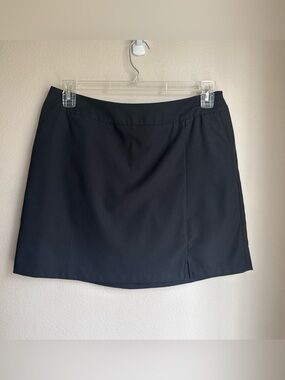 adidas Black Mini Skirt with Subtle Front Slit